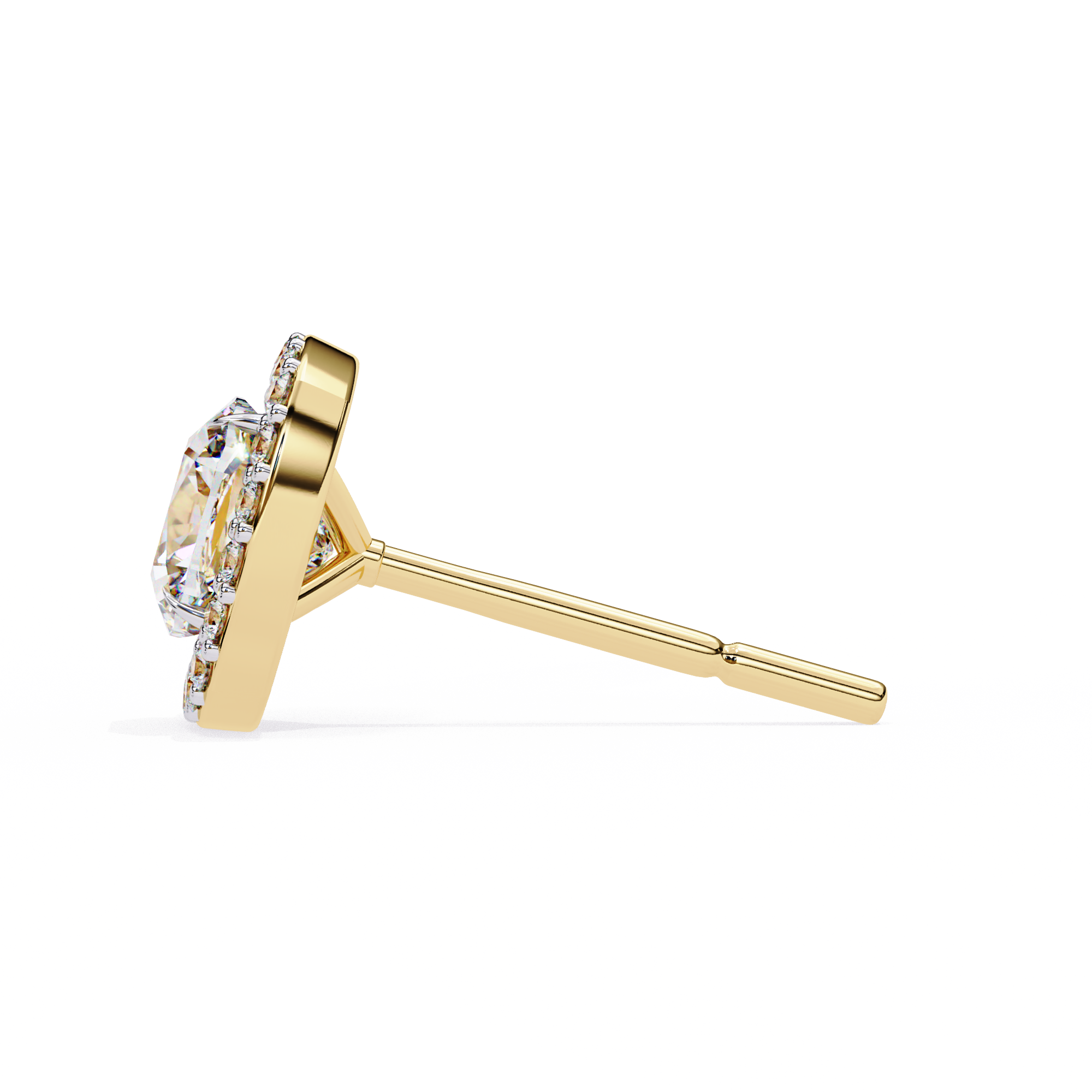 Cushion Halo Lab Grown Diamond Pendant