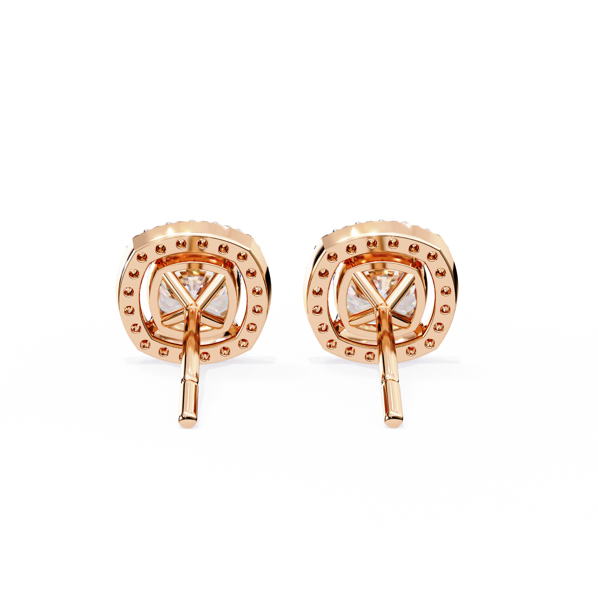 Cushion Halo Lab Grown Diamond Pendant