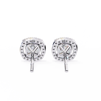 Cushion Halo Lab Grown Diamond Pendant