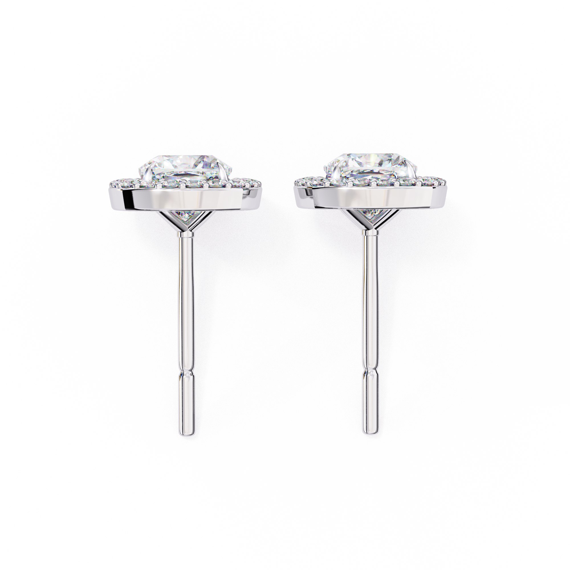 Cushion Halo Lab Grown Diamond Pendant
