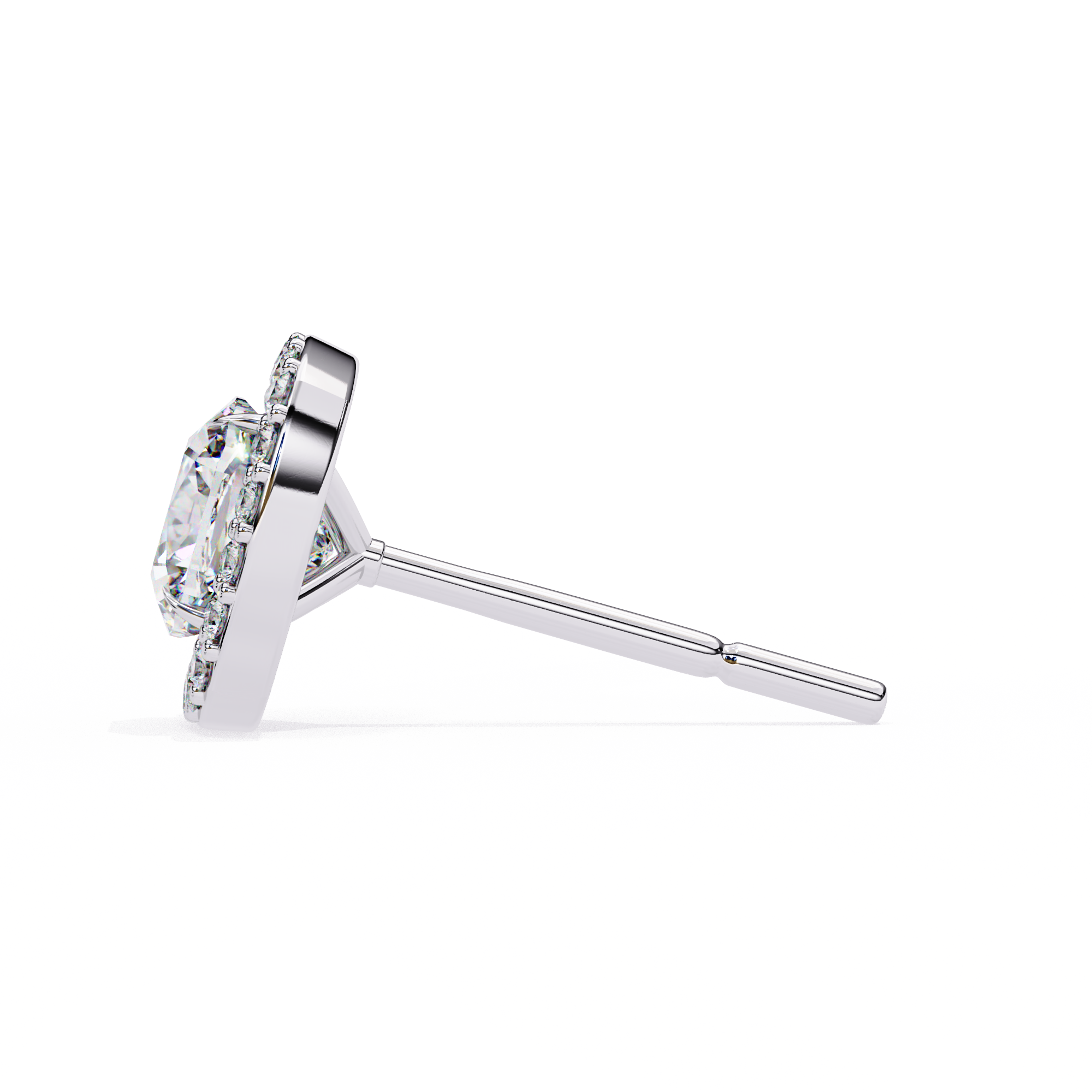 Cushion Halo Lab Grown Diamond Pendant