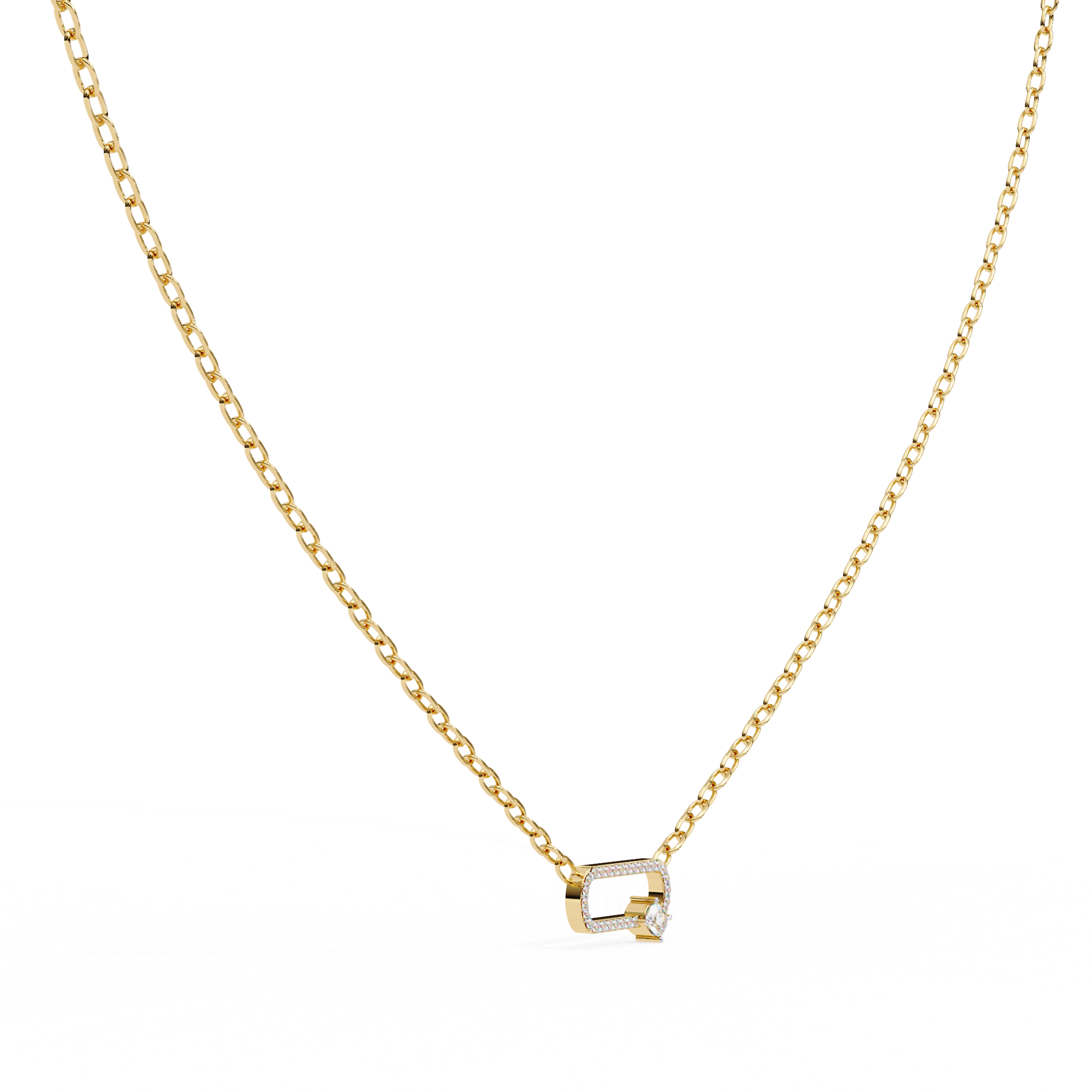 Modern Halo Pendant