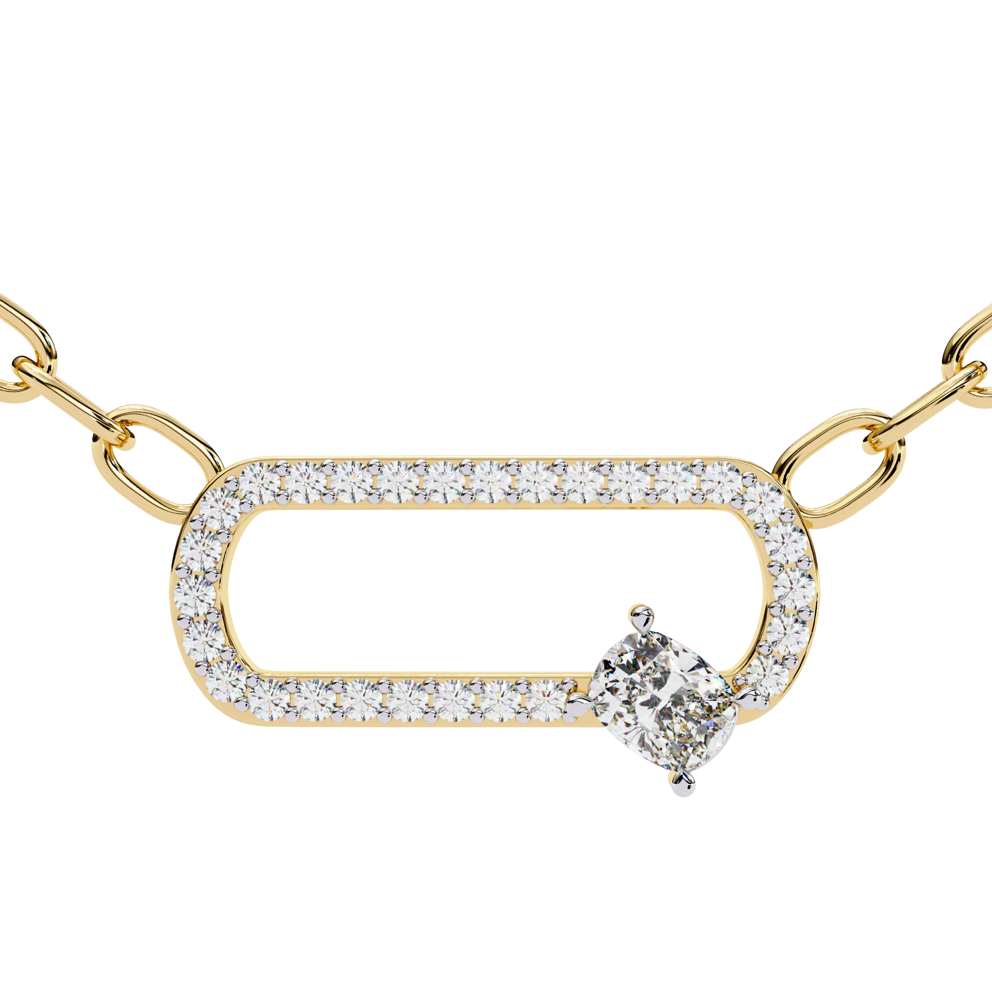 Modern Halo Pendant