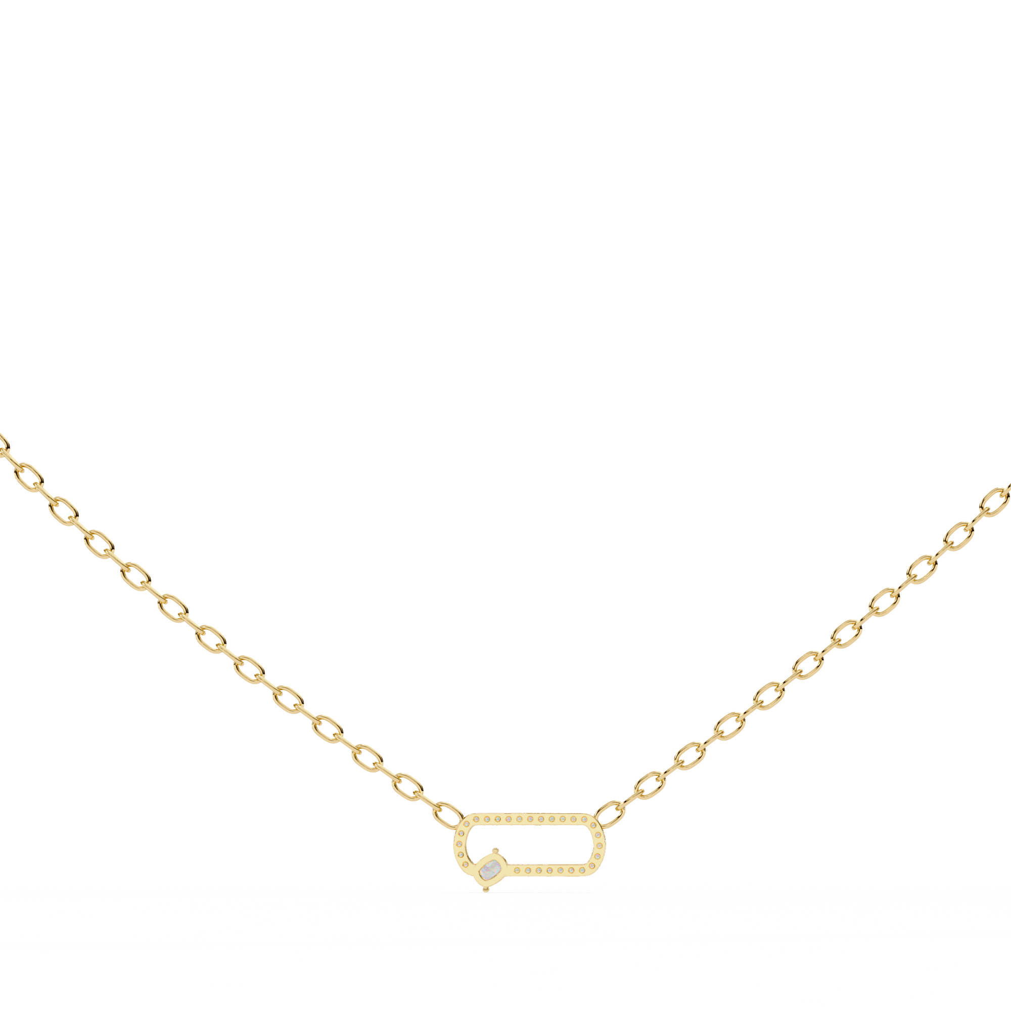 Modern Halo Pendant