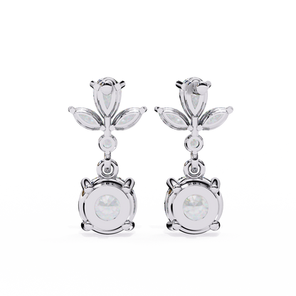 Double Drop Lab Grown Diamond Earrings