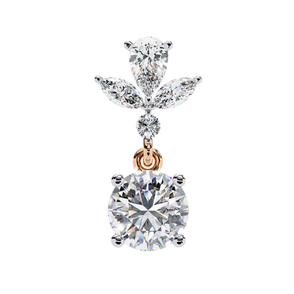 Double Drop Lab Grown Diamond Earrings