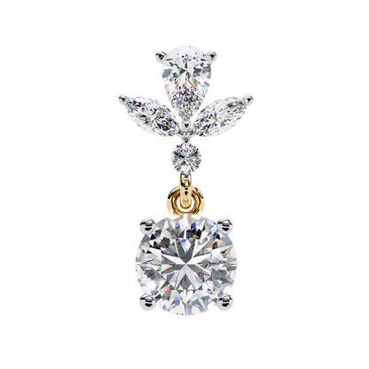 Double Drop Lab Grown Diamond Earrings