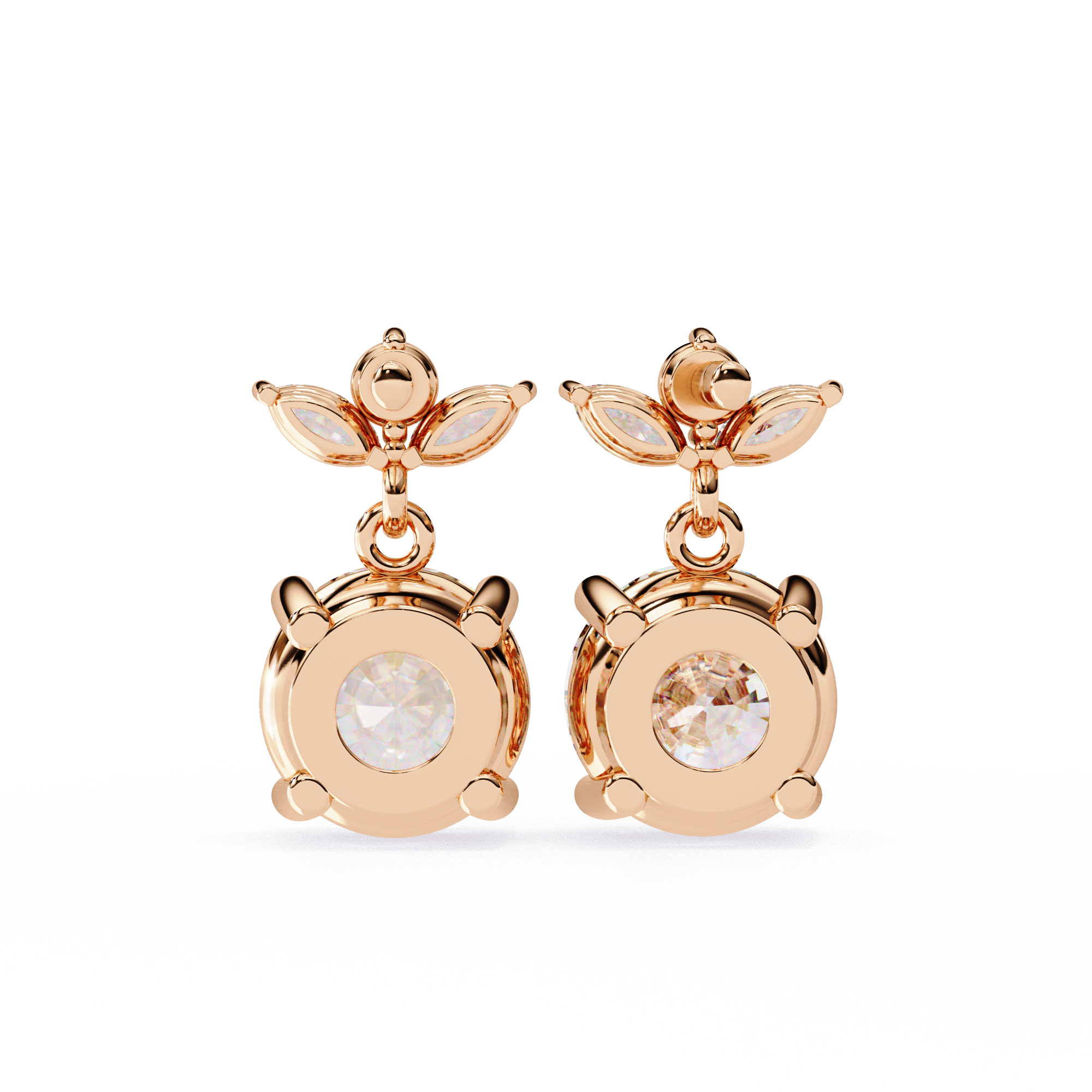 Butterfly Lab Grown Diamond Earrings