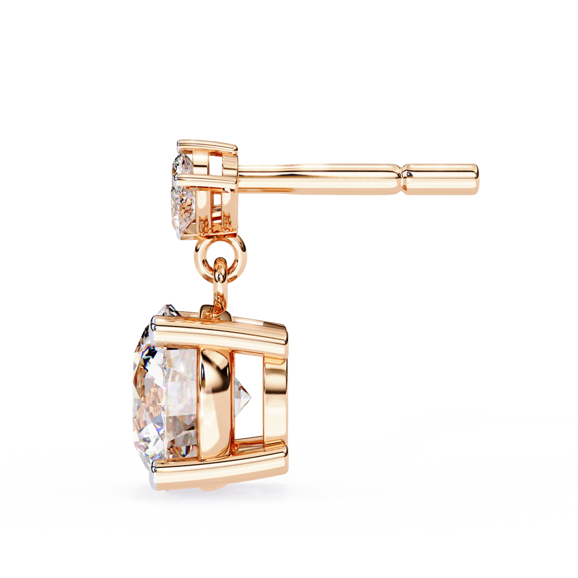 Butterfly Lab Grown Diamond Earrings