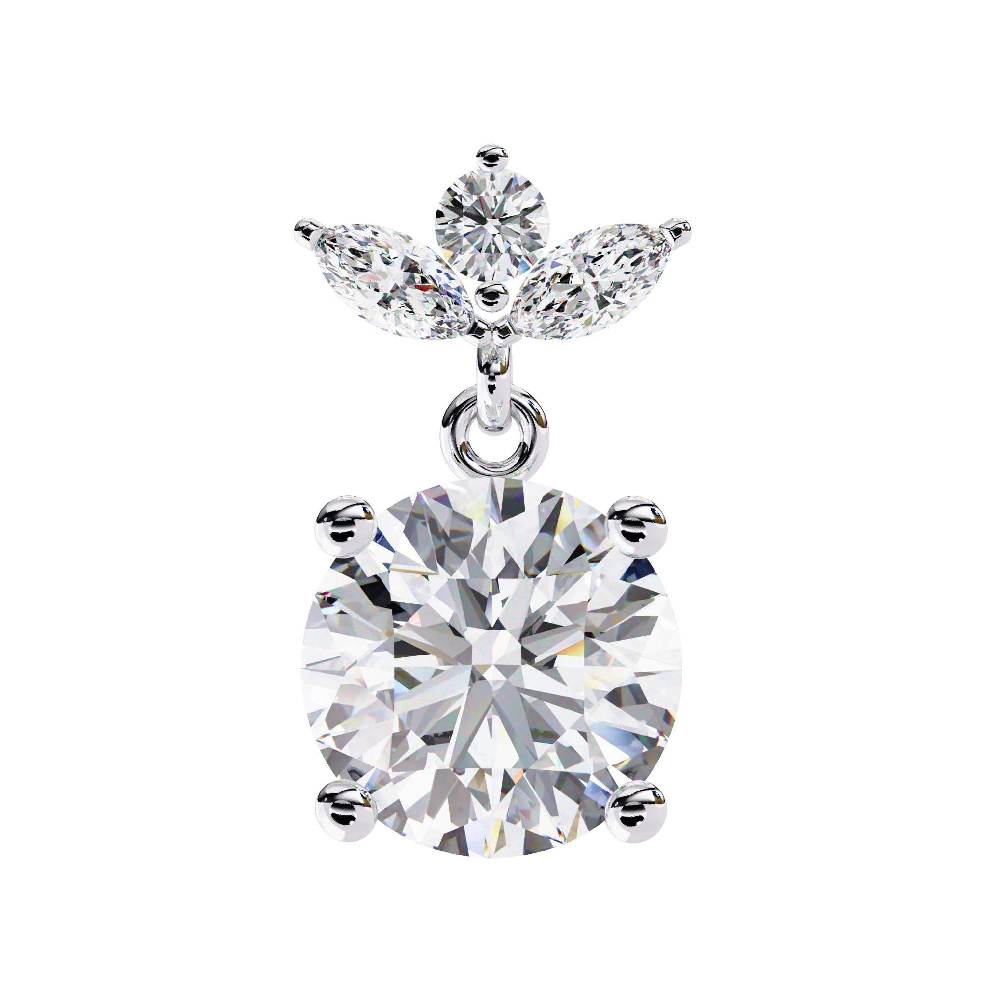 Butterfly Lab Grown Diamond Earrings