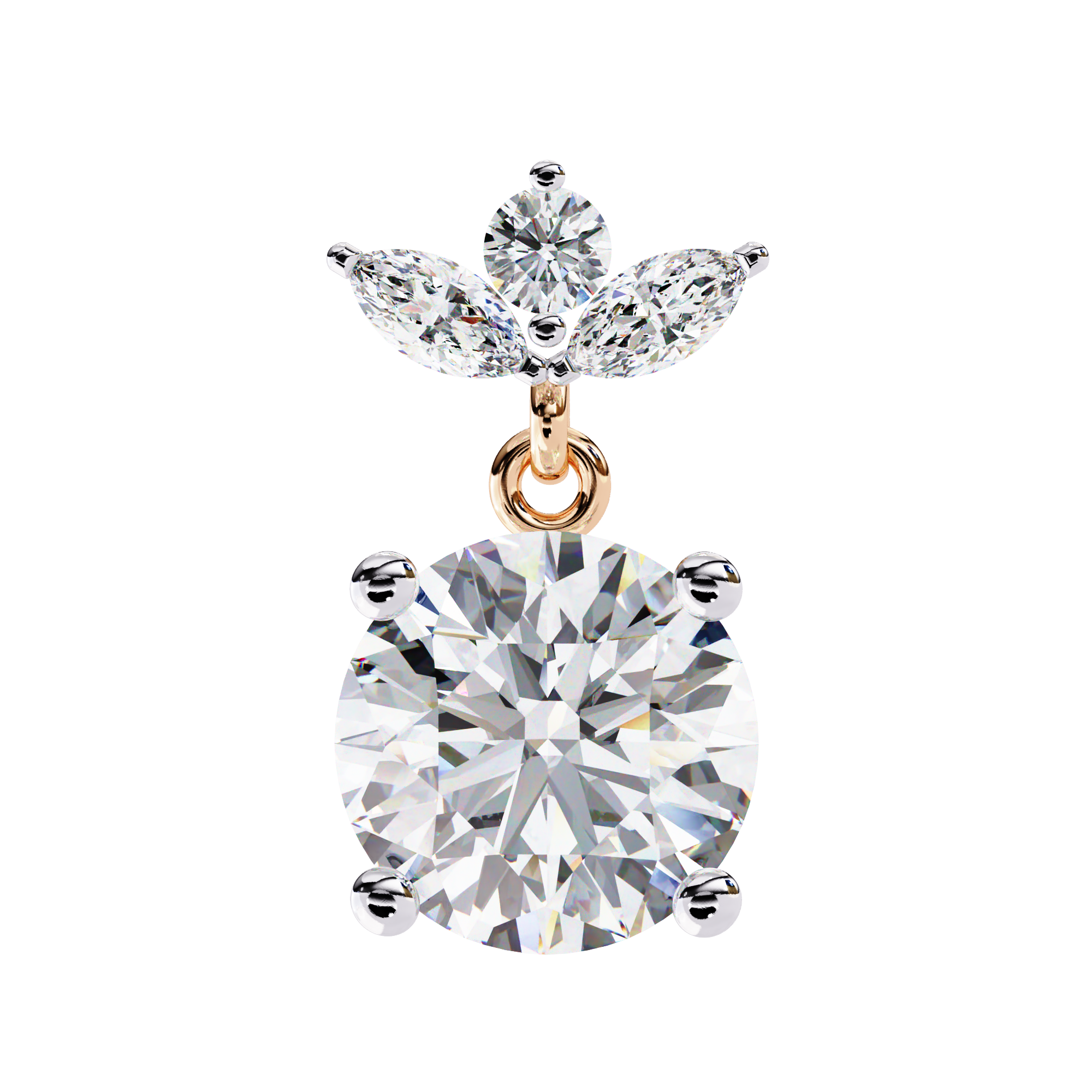 Butterfly Lab Grown Diamond Earrings