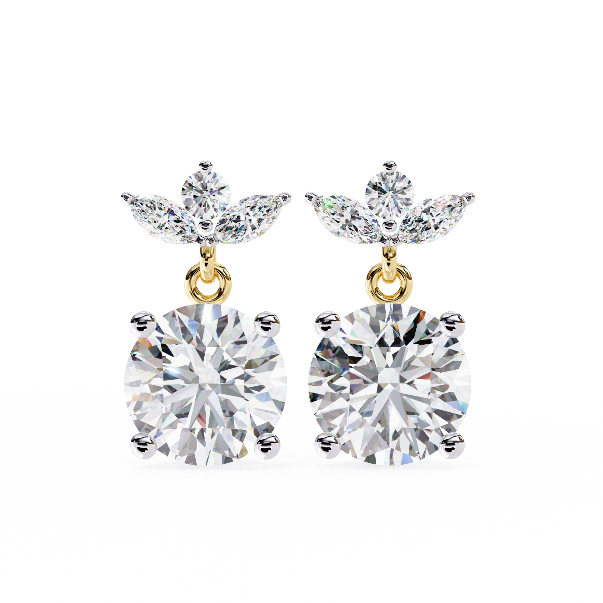 Butterfly Lab Grown Diamond Earrings
