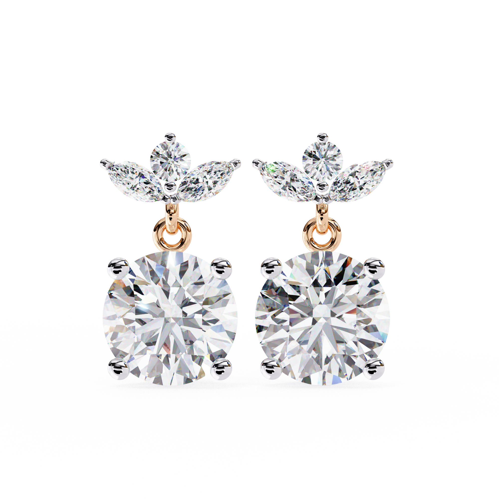 Butterfly Lab Grown Diamond Earrings
