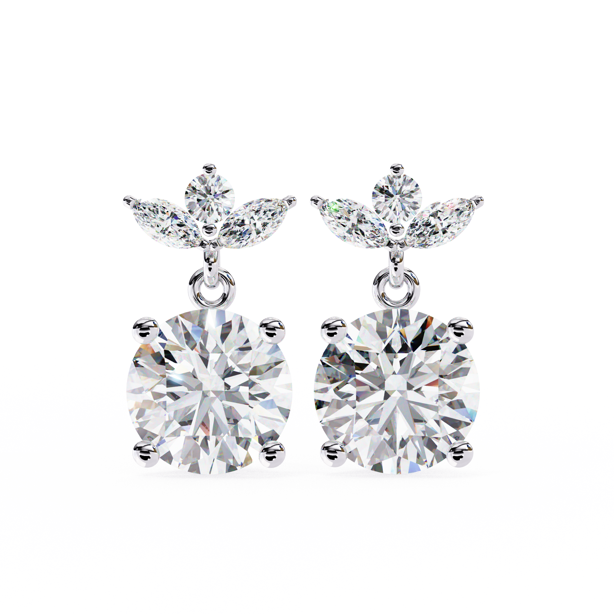 Butterfly Lab Grown Diamond Earrings