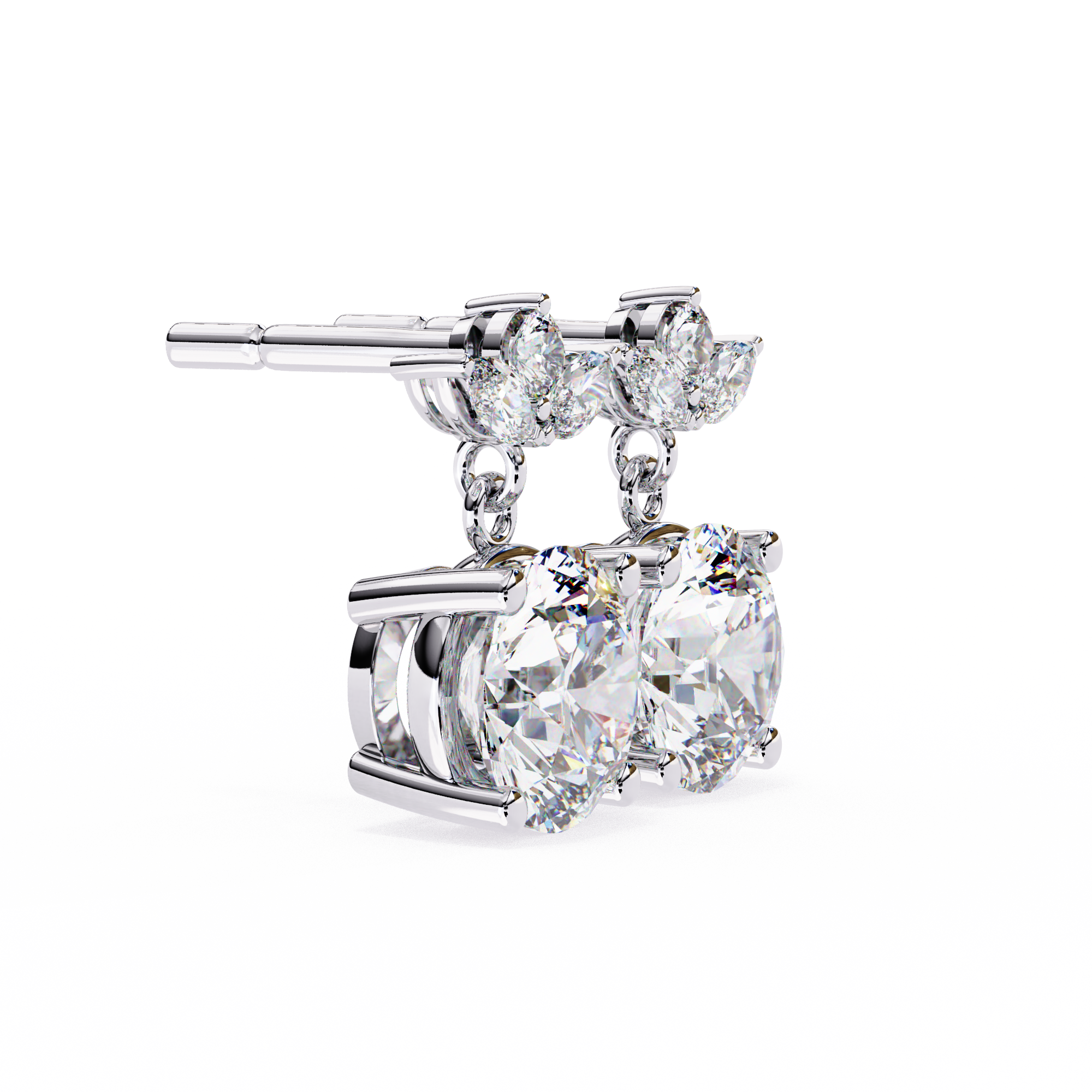 Butterfly Lab Grown Diamond Earrings