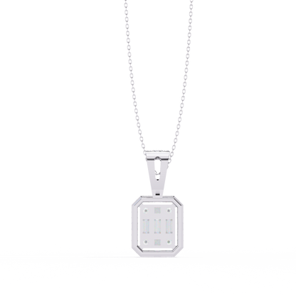 Mixed-Cut Art Pendant