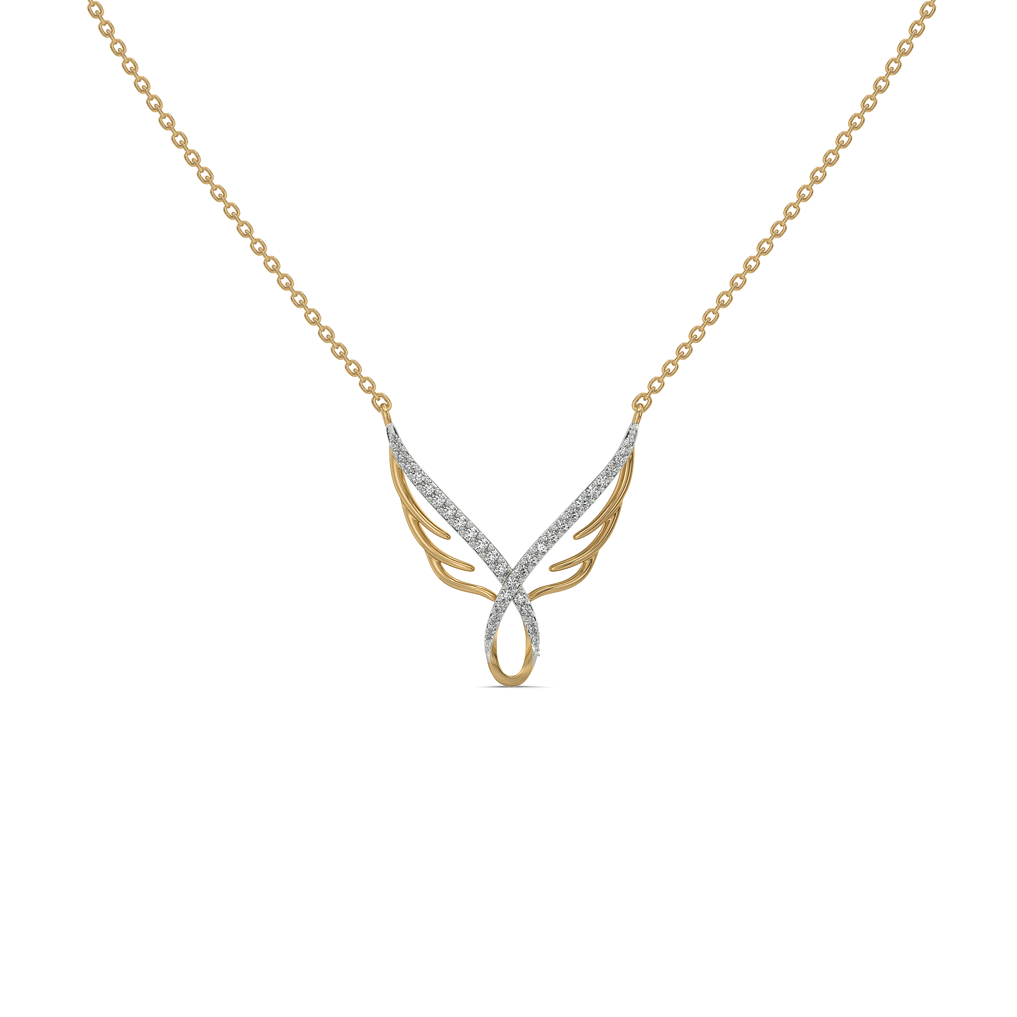 Angel's Embrace - Lab Grown Diamond Necklace