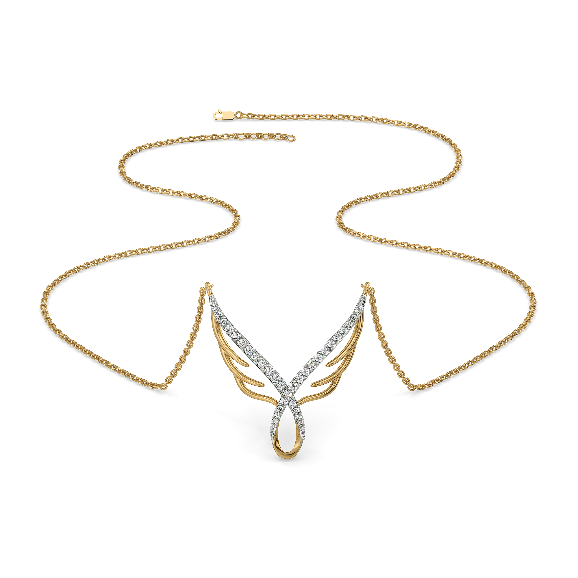 Angel's Embrace - Lab Grown Diamond Necklace