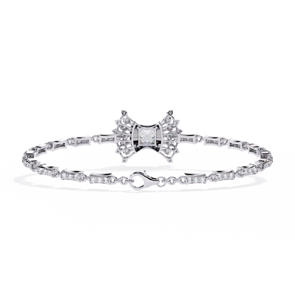Mixed-Cut Tennis Bracelet