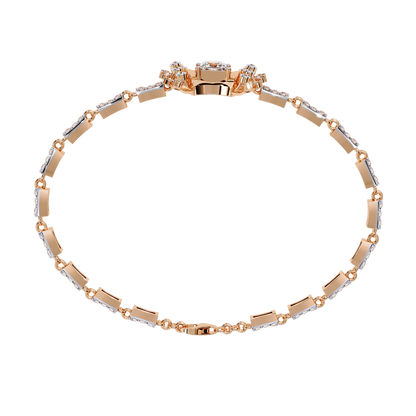 Mixed-Cut Tennis Bracelet