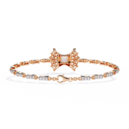 Mixed-Cut Tennis Bracelet