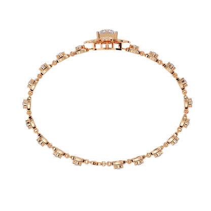 Mixed-Cut Luxury Bracelet