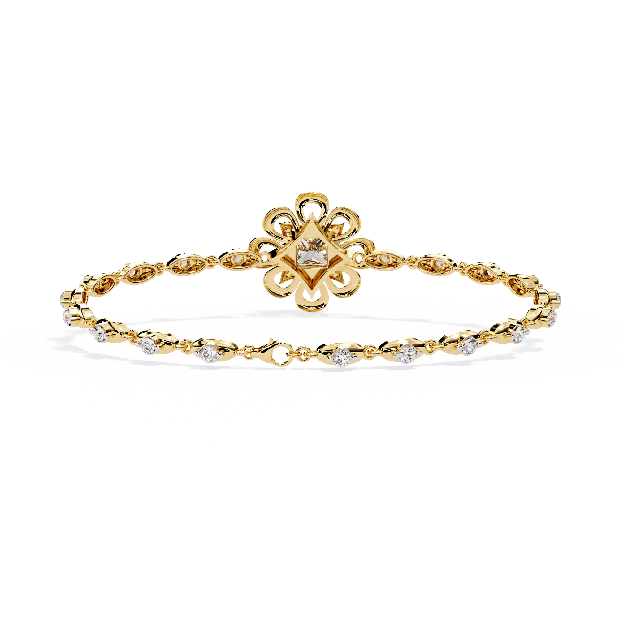 Mixed-Cut Luxury Bracelet