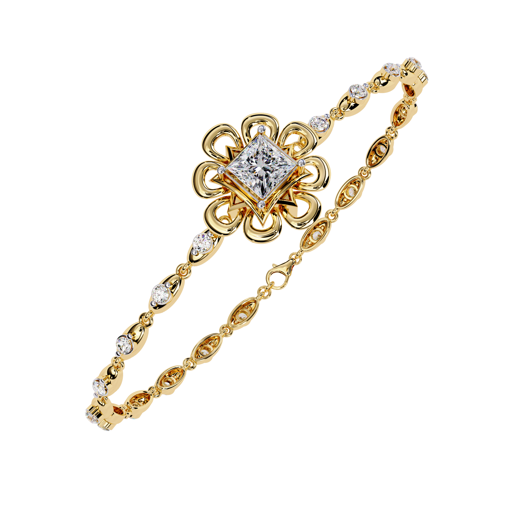 Mixed-Cut Luxury Bracelet