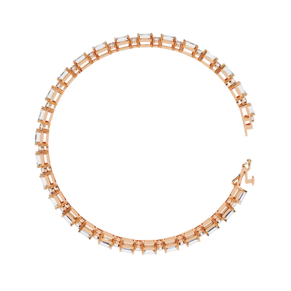 Mixed-Cut Link Bracelet
