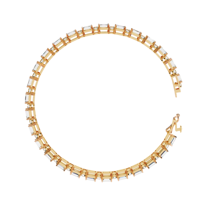 Mixed-Cut Link Bracelet