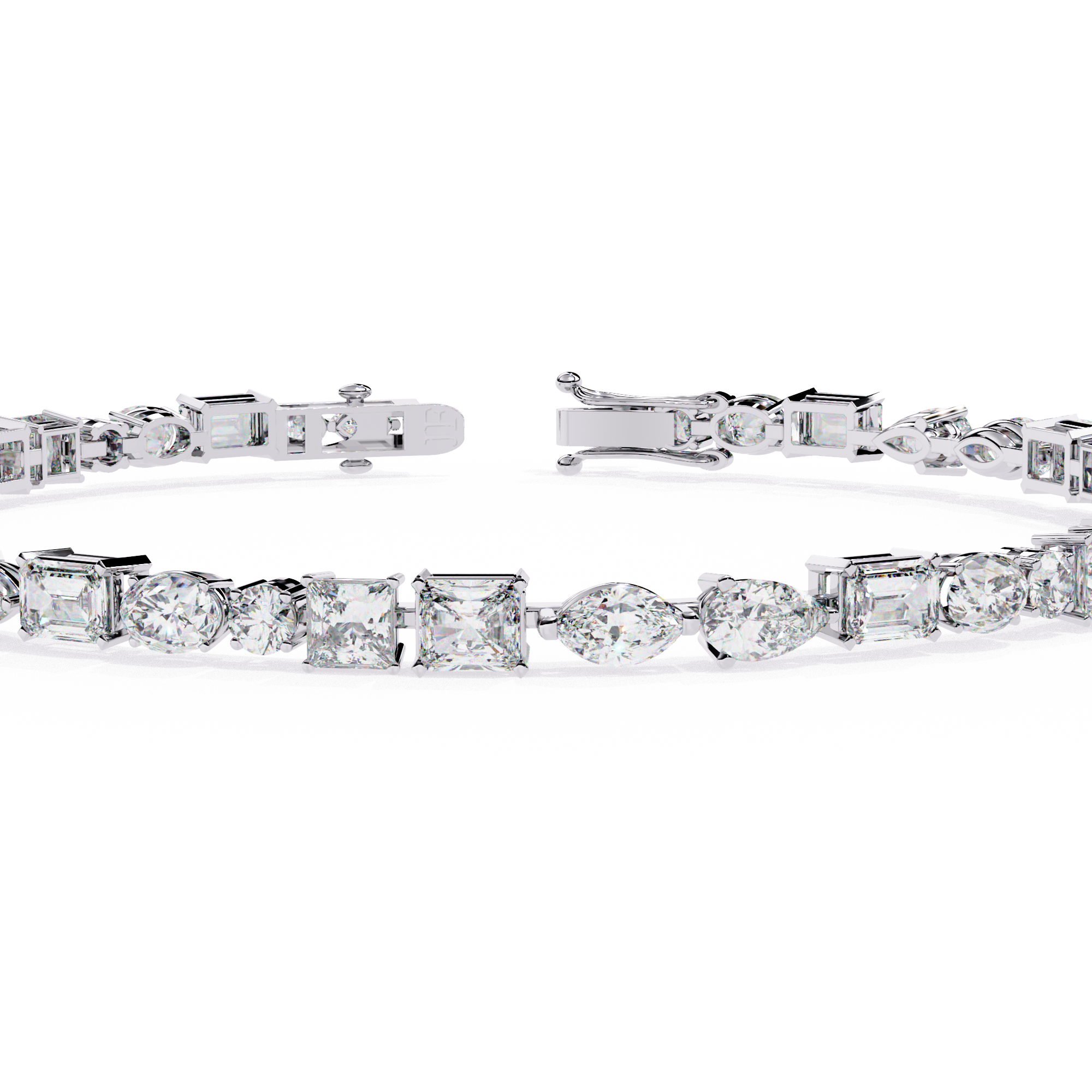 Multi-Shape Tennis Bracelet