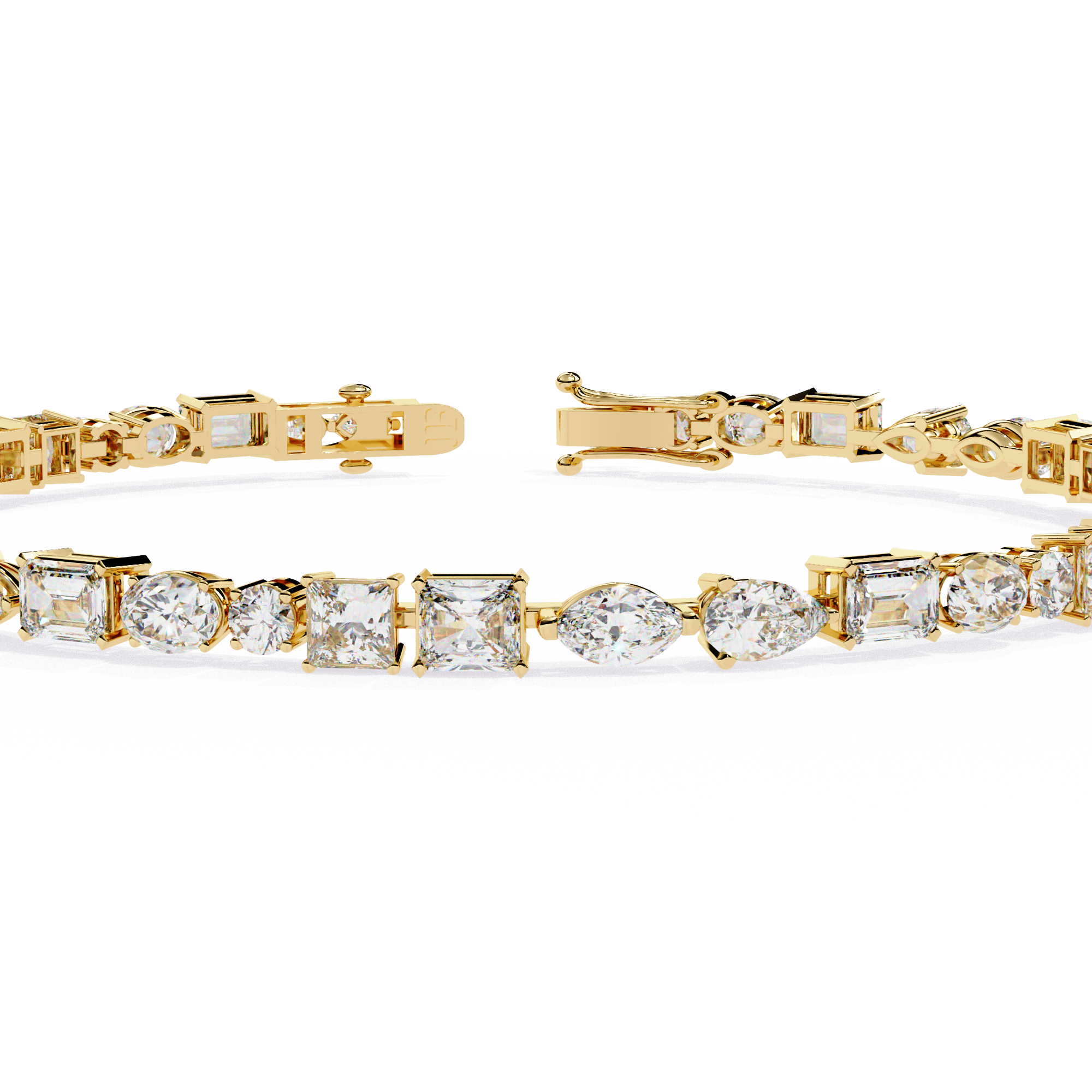 Multi-Shape Tennis Bracelet