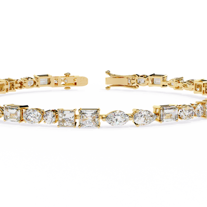 Multi-Shape Tennis Bracelet