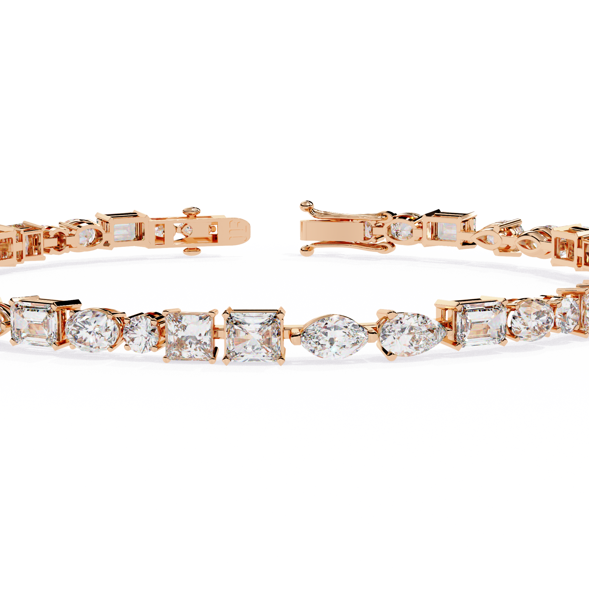 Multi-Shape Tennis Bracelet