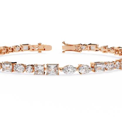 Multi-Shape Tennis Bracelet