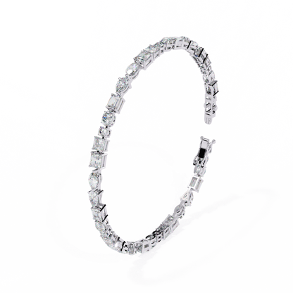 Multi-Shape Tennis Bracelet