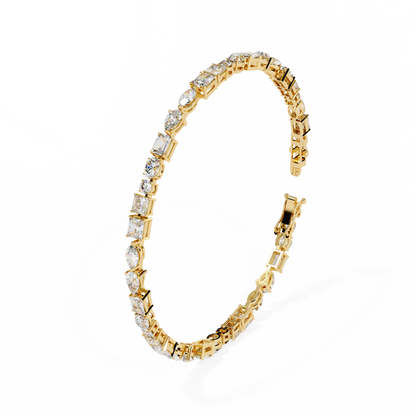 Multi-Shape Tennis Bracelet