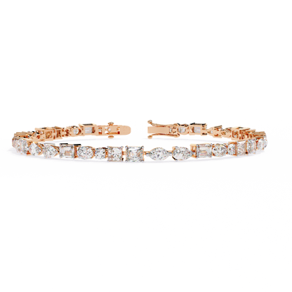 Multi-Shape Tennis Bracelet