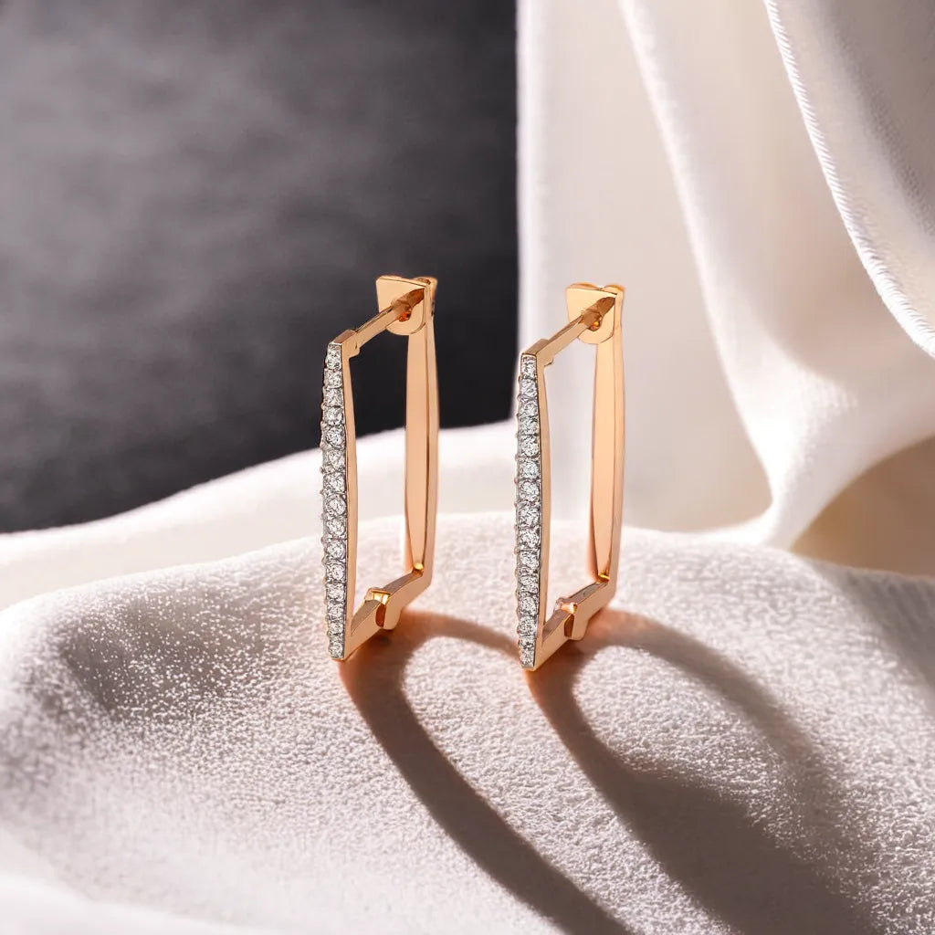 Blush Huggies - Lab Grown Diamond Earrings