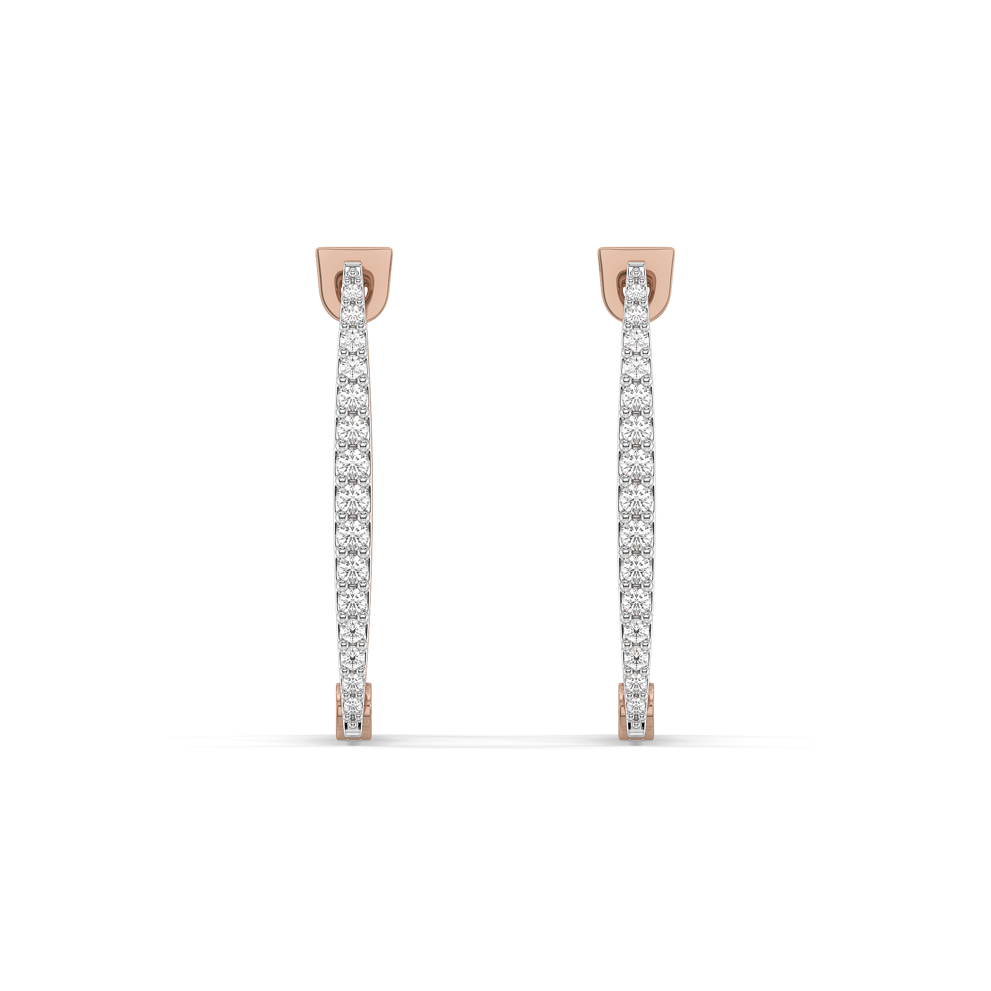 Blush Huggies - Lab Grown Diamond Earrings