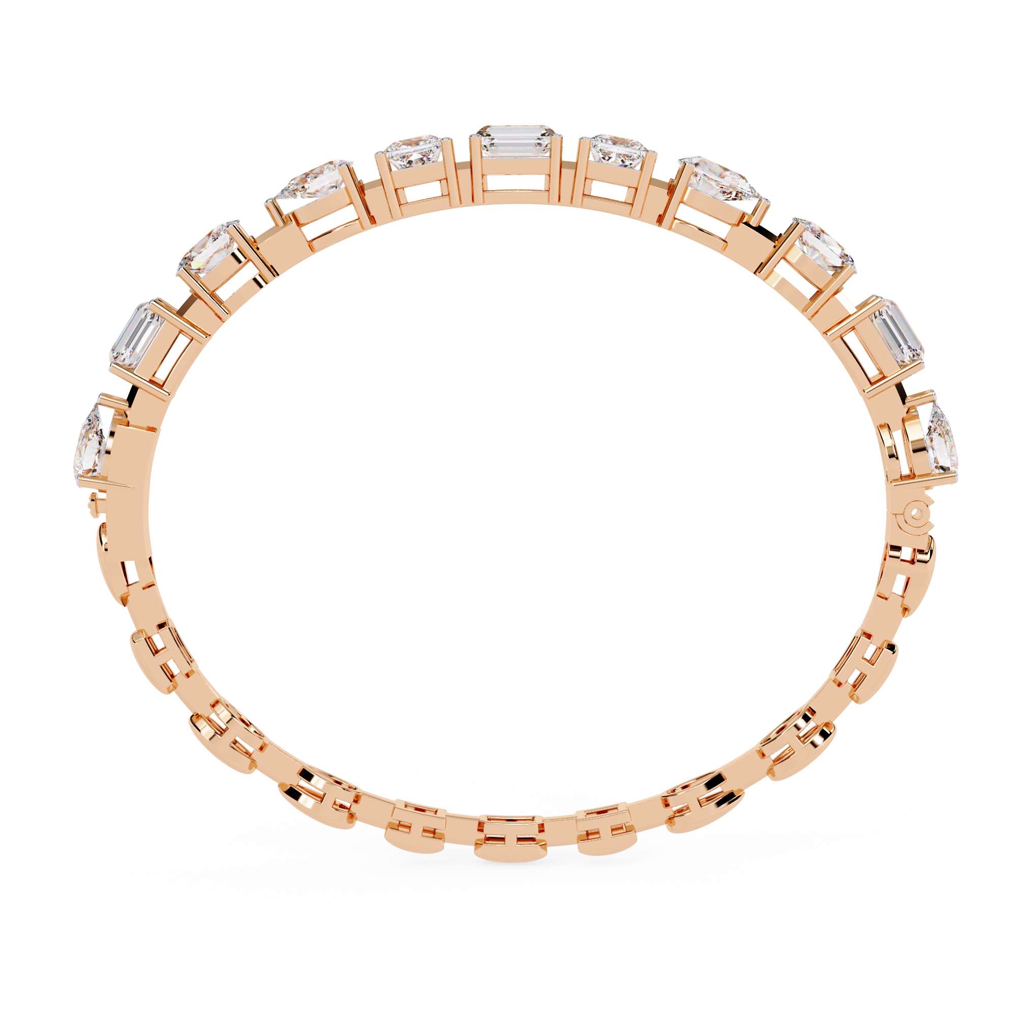 Multi-Shape Statement Bracelet