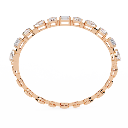 Multi-Shape Statement Bracelet