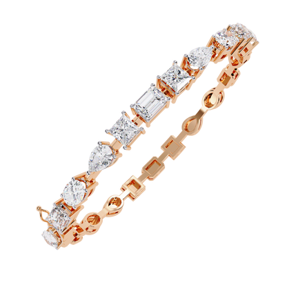 Multi-Shape Statement Bracelet