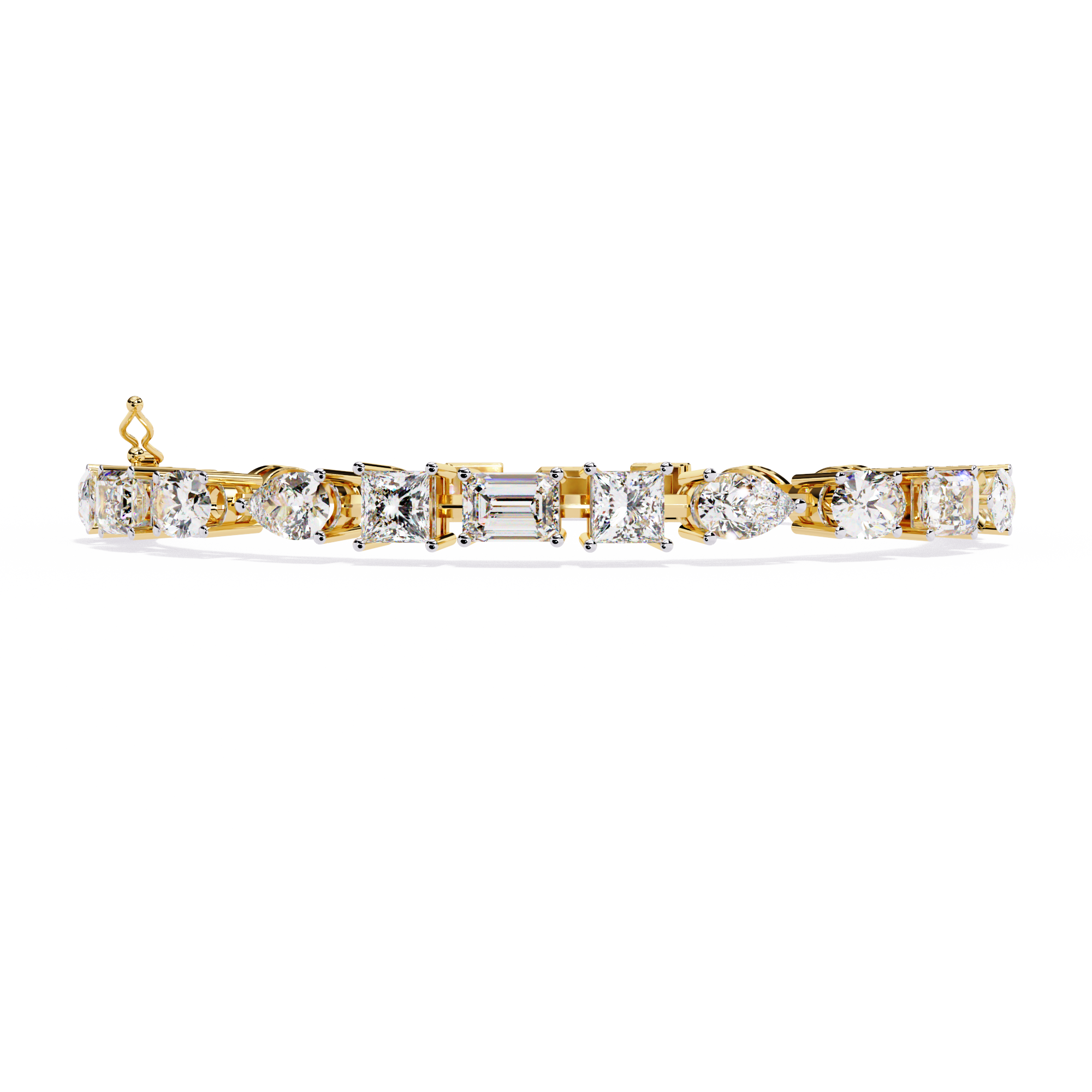 Multi-Shape Statement Bracelet