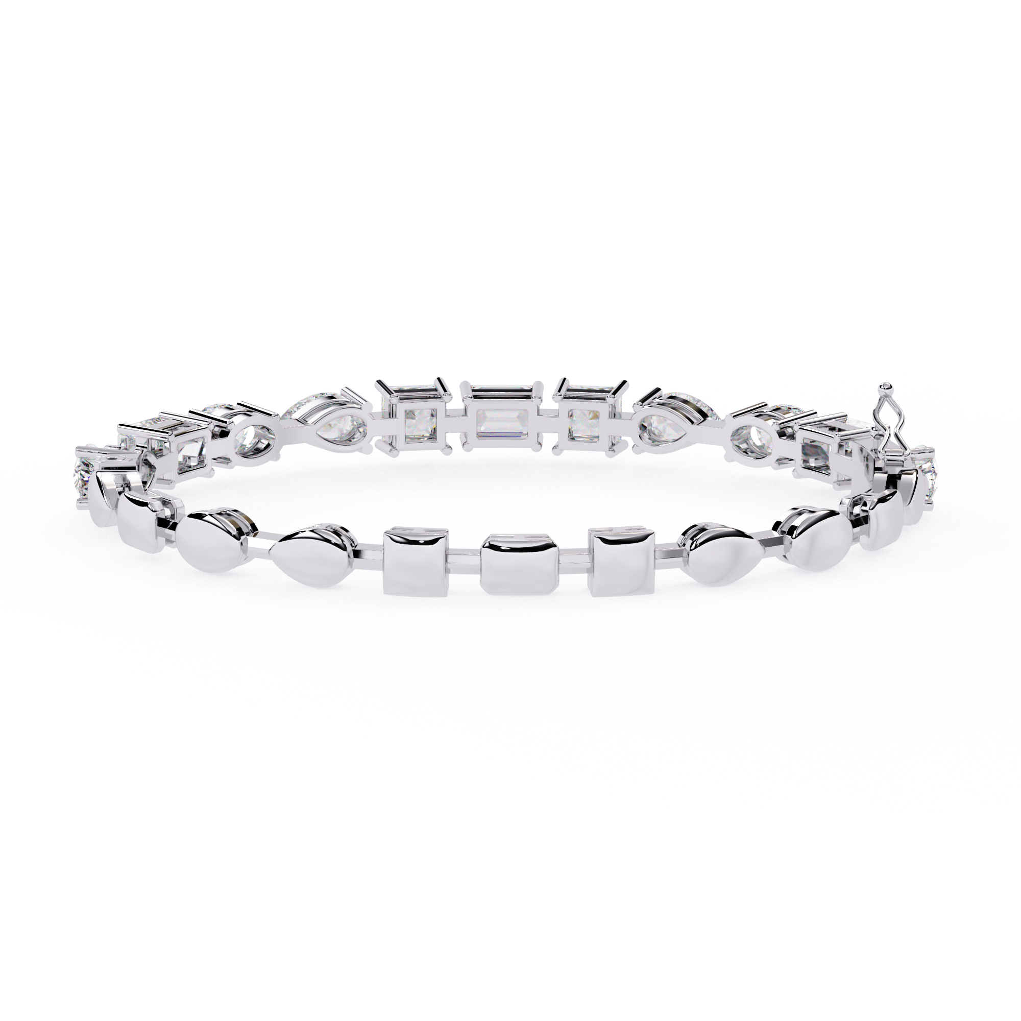 Multi-Shape Statement Bracelet