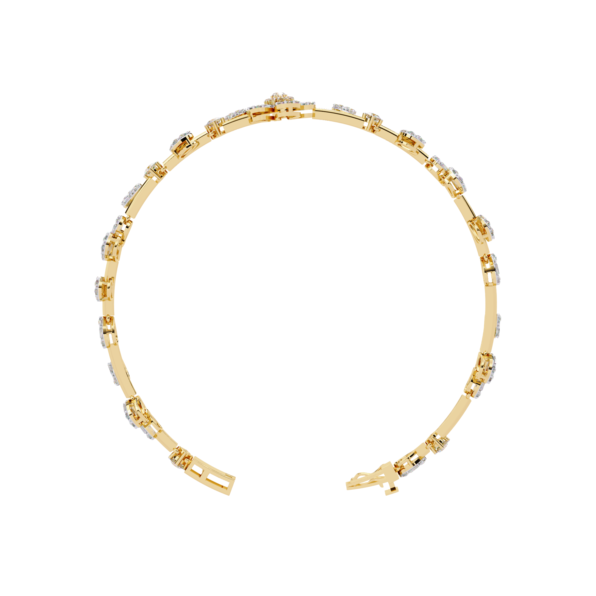 Contemporary Tennis Bracelet