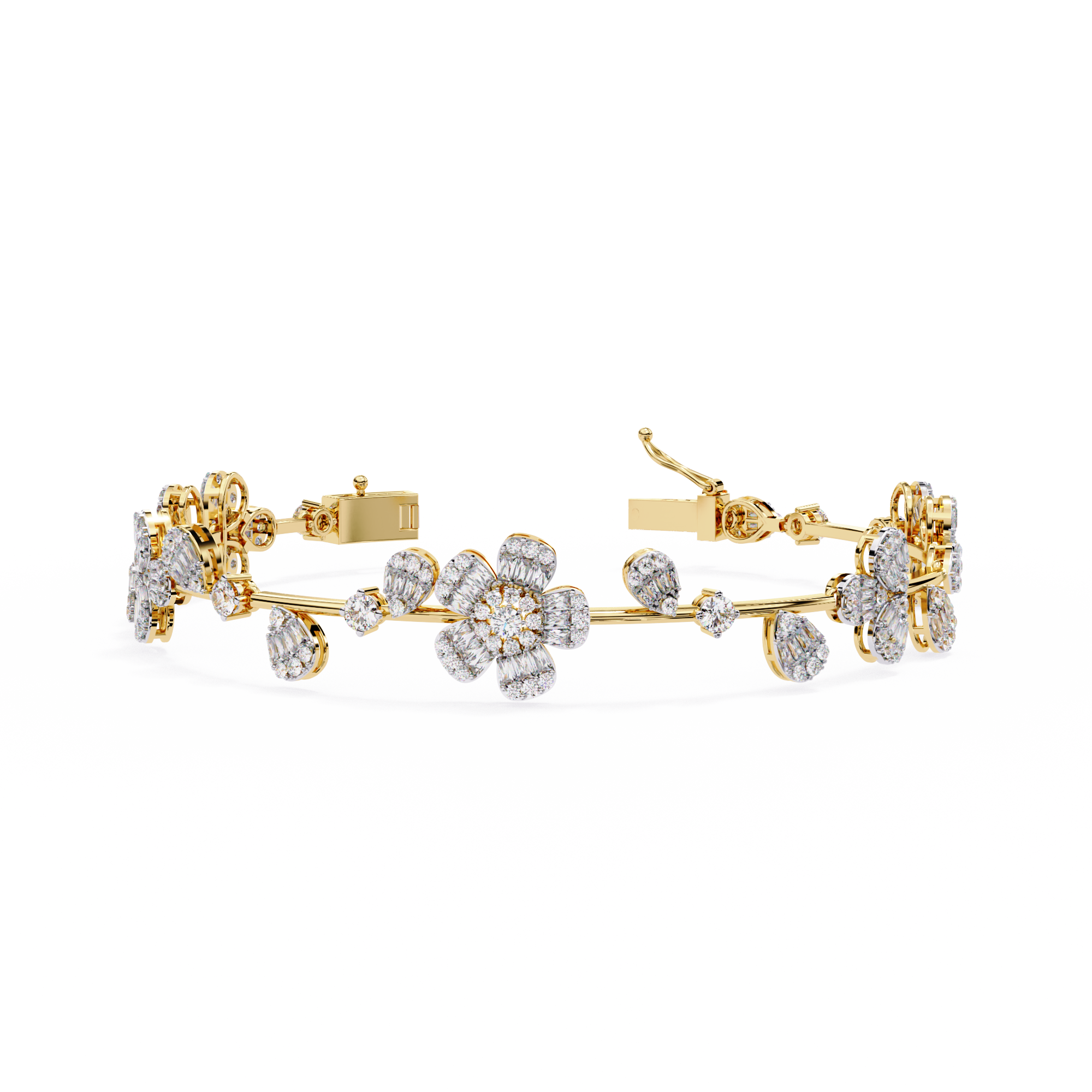 Contemporary Tennis Bracelet