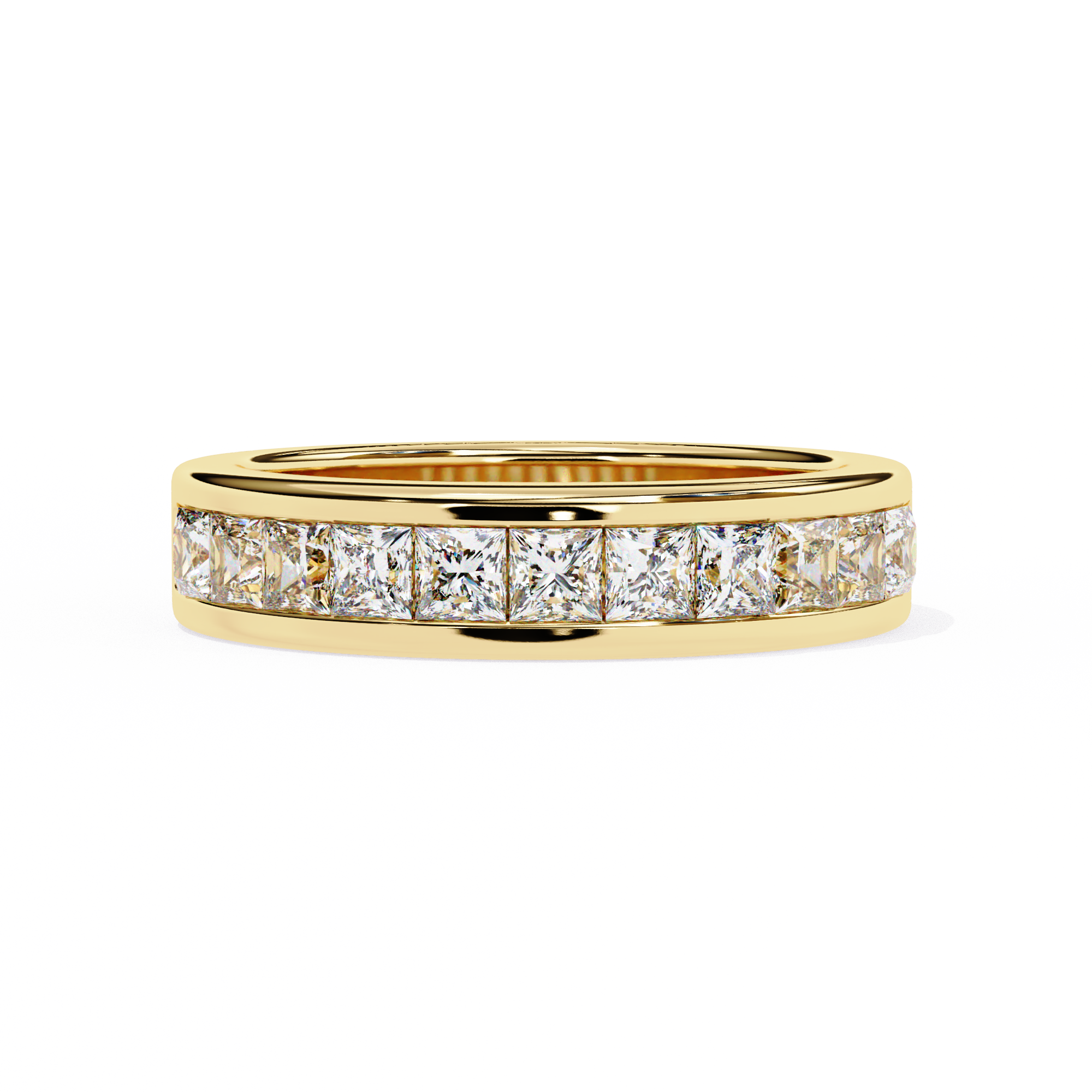 Princess Cut Lab Grown Diamond Eternity Band