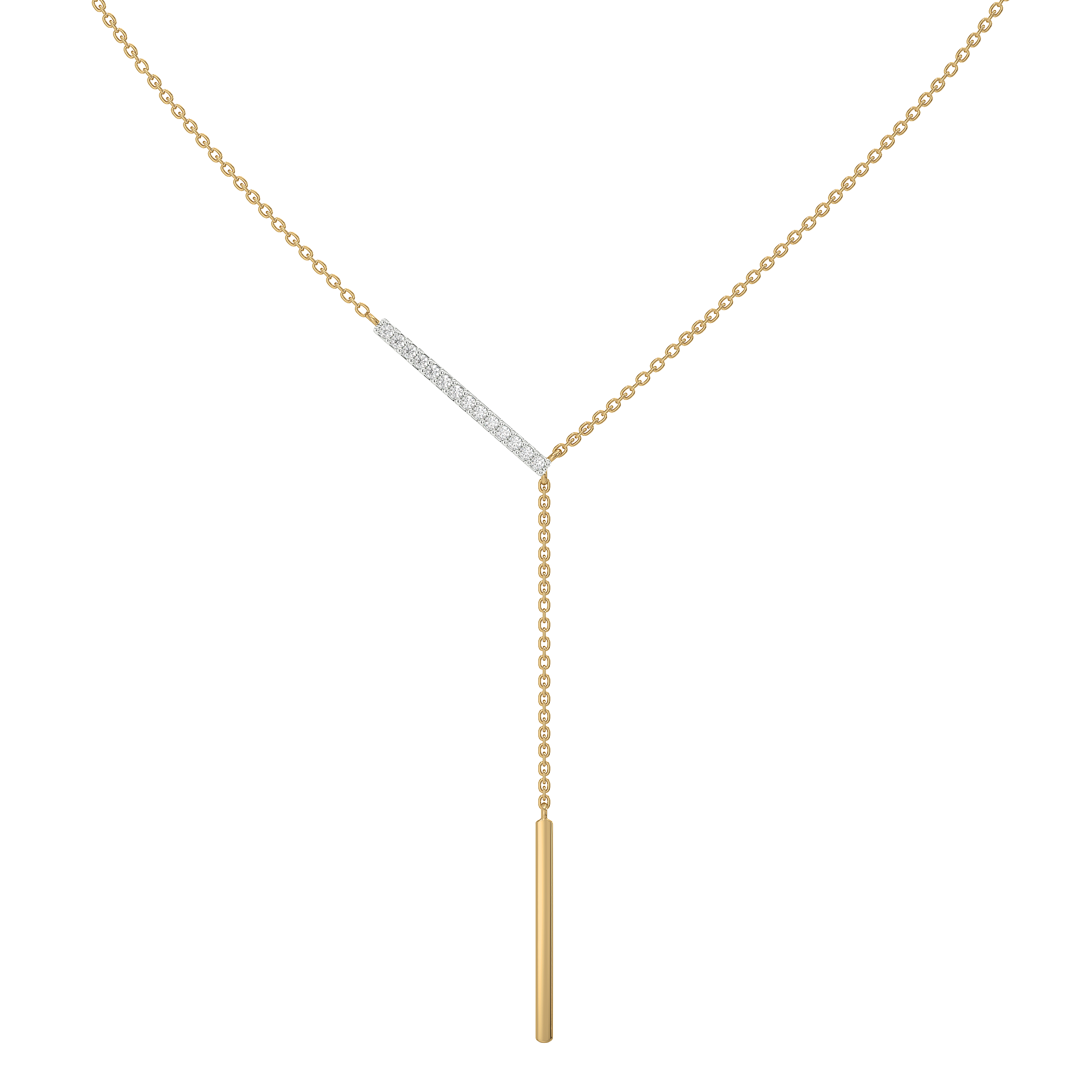 Cera Lariat - Lab Grown Diamond Necklace