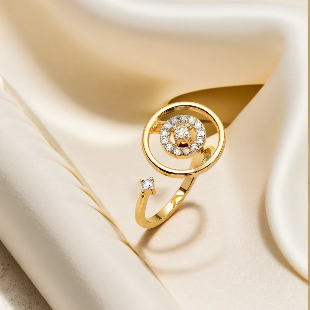 Circle of Dazzle Cocktail Ring